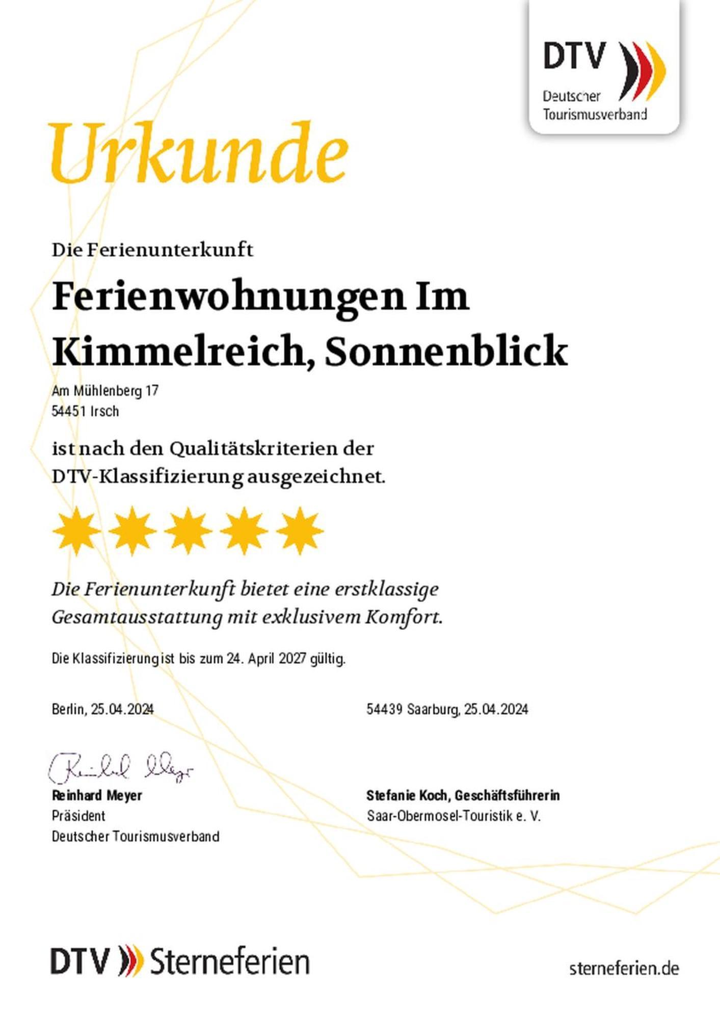 Ferienwohnungen Im Kimmelreich Irsch Kültér fotó